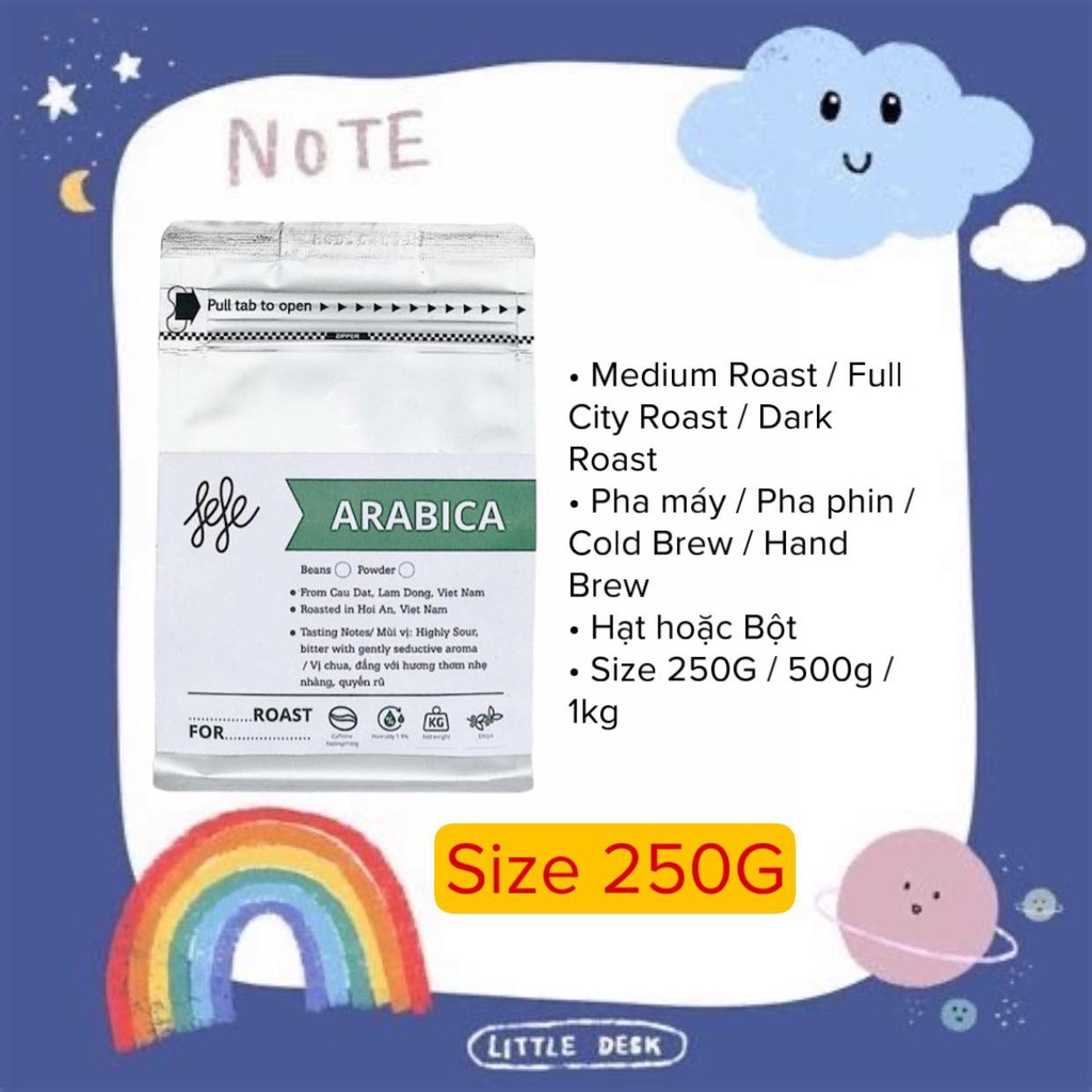 CÀ PHÊ 100%ARABICA - 250G