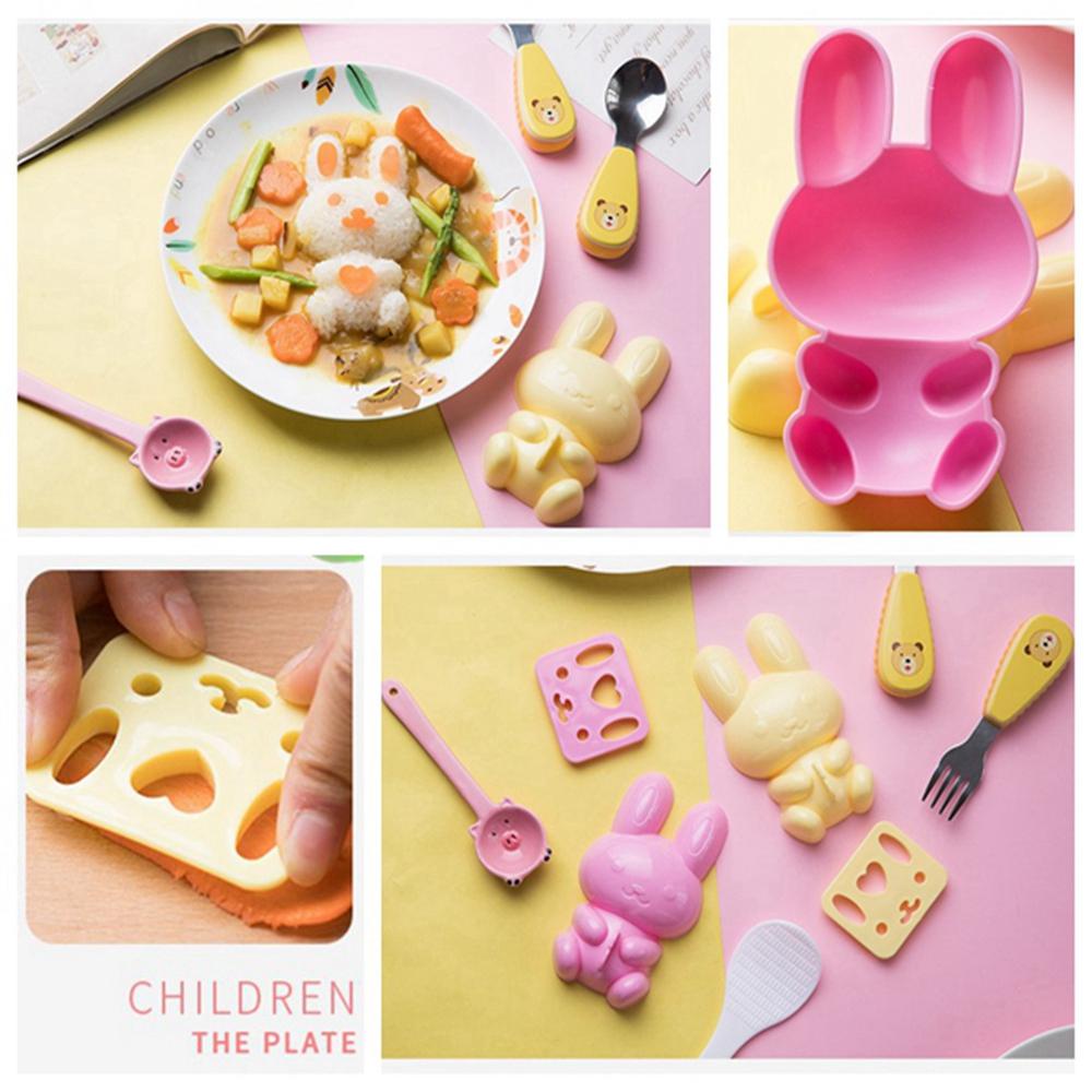 [COD] Bộ 3 Dụng Cụ Làm Sushi Hình Hoạt Hình Cho Trẻ Em