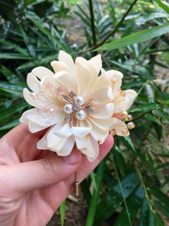 Hoa cài áo- hoa cúc handmade