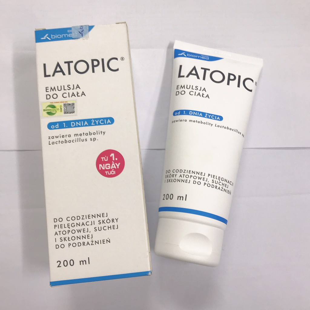 Nhũ tương dưỡng ẩm Latopic Body Emulsja 200ml - Dùng cho trẻ từ 1 ngày tuổi - BN106 | BigBuy360 - bigbuy360.vn