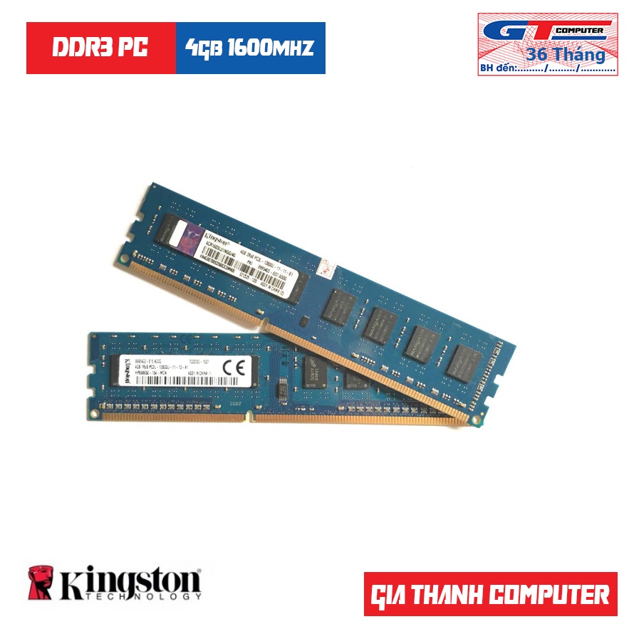 Ram DDR3 4GB 1600Mhz Kingston Tản HyperX - New Bảo Hành 36 Tháng