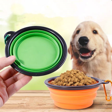 Chén đựng thức ăn, nước uống bằng nhựa dẻo cho chó