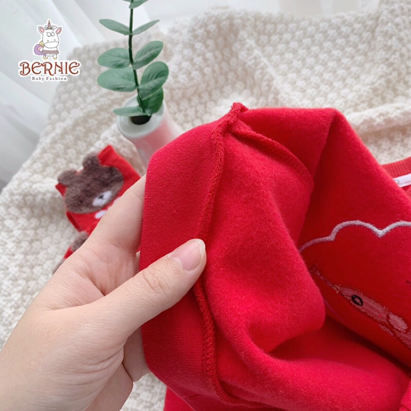 Áo nỉ bông NOEL hoạ tiết ông già Tuyết