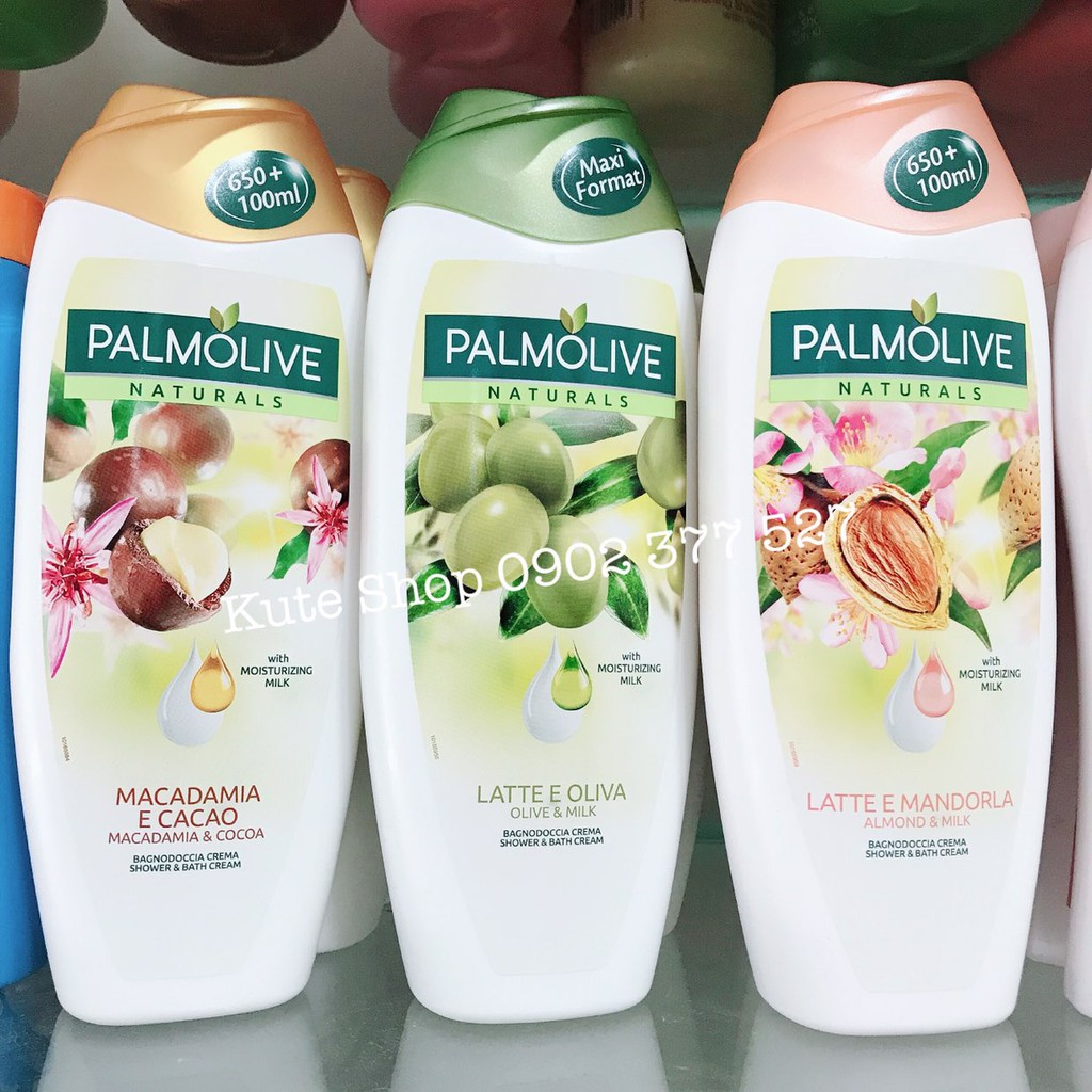 Sữa tắm dưỡng ẩm Palmolive Naturals Cream Shower 750ml