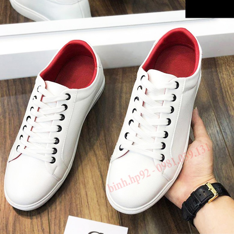 ( GIÀY NAM TRẮNG) GIÀY THỂ THAO NAM DA ĐẸP, ĐẾ BỀN, GIÁ ƯU ĐÃI | BigBuy360 - bigbuy360.vn
