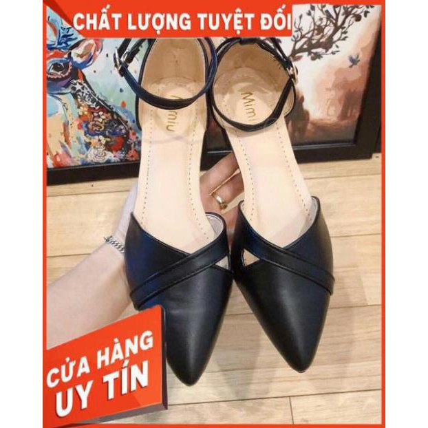 [Free Ship - Hàng Loại 1 – Clip thật] Sandal Bít Mũi Lót Hậu Da Mềm - Giày Bít Mũi