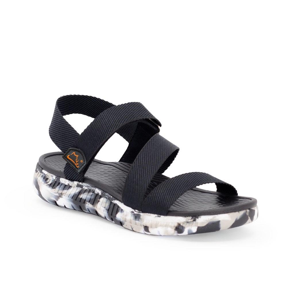 [Mua Kèm Áo Thun 0Đ] Giày Sandal Couple Nam Nữ Hiệu MOL - MS2B3 (Đen Camo