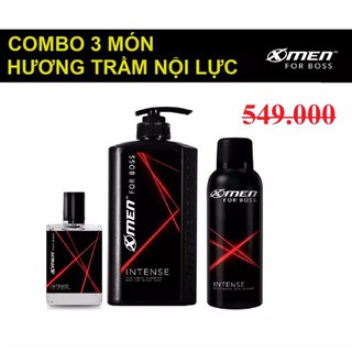 [Rẻ Vô  Địch]Combo 3 Món X-Men For Boss Luxury/Motion/Intense - Giá Sỉ