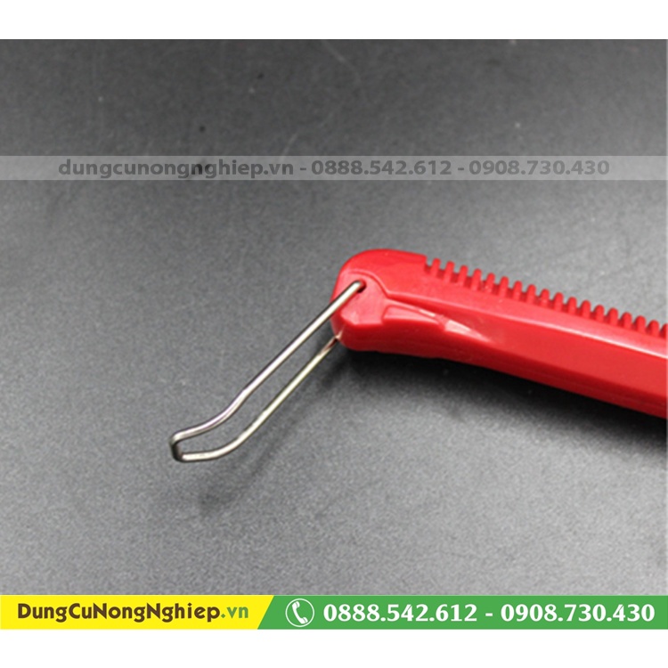 Kéo tỉa cành trái, tỉa chi dăm 19,5cm màu đỏ