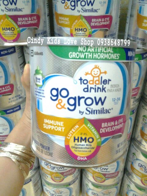 Sữa Go &amp; Grow Hmo Mỹ 680g