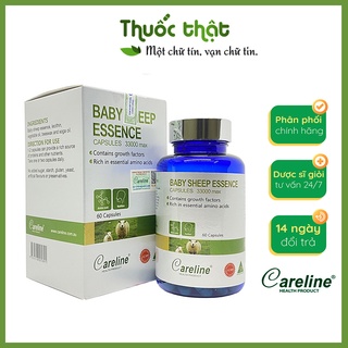 Viên Uống Nhau Thai Cừu Careline Baby Sheep Essence Hộp 60 Viên - Tăng Cường Nội Tiết Tố , Giảm Nám,Tàn Nhang