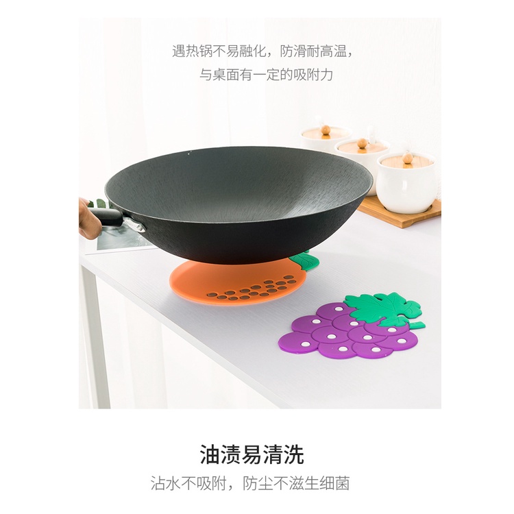 Tấm Lót Bàn Ăn Hình Tròn Cách Nhiệt Mềm Mại Phong Cách Bắc Âu Tiện Dụng Cho Nhà Bếp
