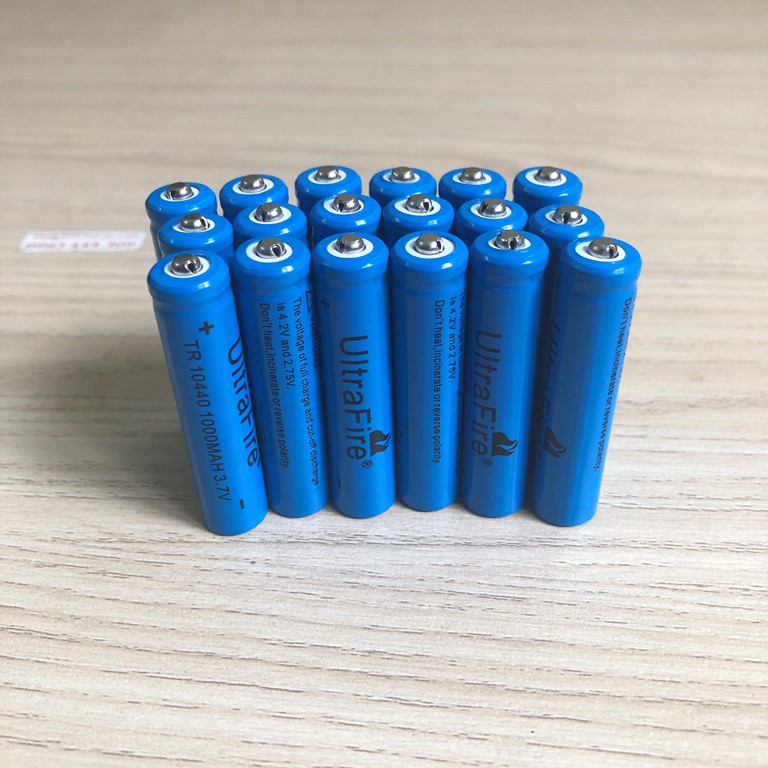 Pin sạc lithium Ultrafire 10440 1000mAh 3.7v