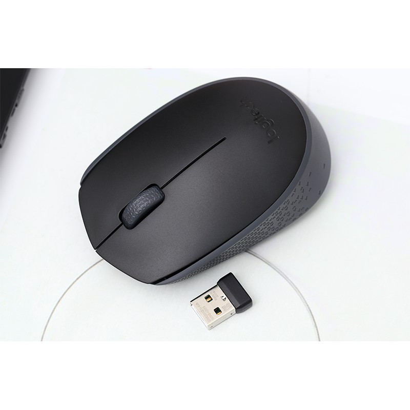 Chuột không dây Logitech M170 Đen - Likenew Chính Hãng