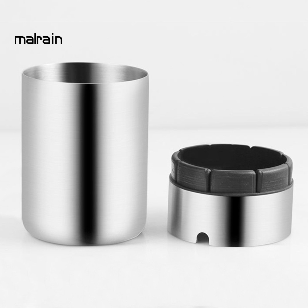 Gạt Tàn Thuốc Lá Bằng Thép Không Gỉ Kèm Giá Đỡ Tiện Lợi