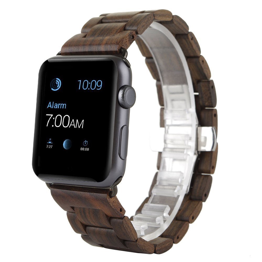 Dây Đeo Bằng Gỗ Cho Apple Watch Chiều Dài 38Mm / 42Mm 3 / 2 / 1