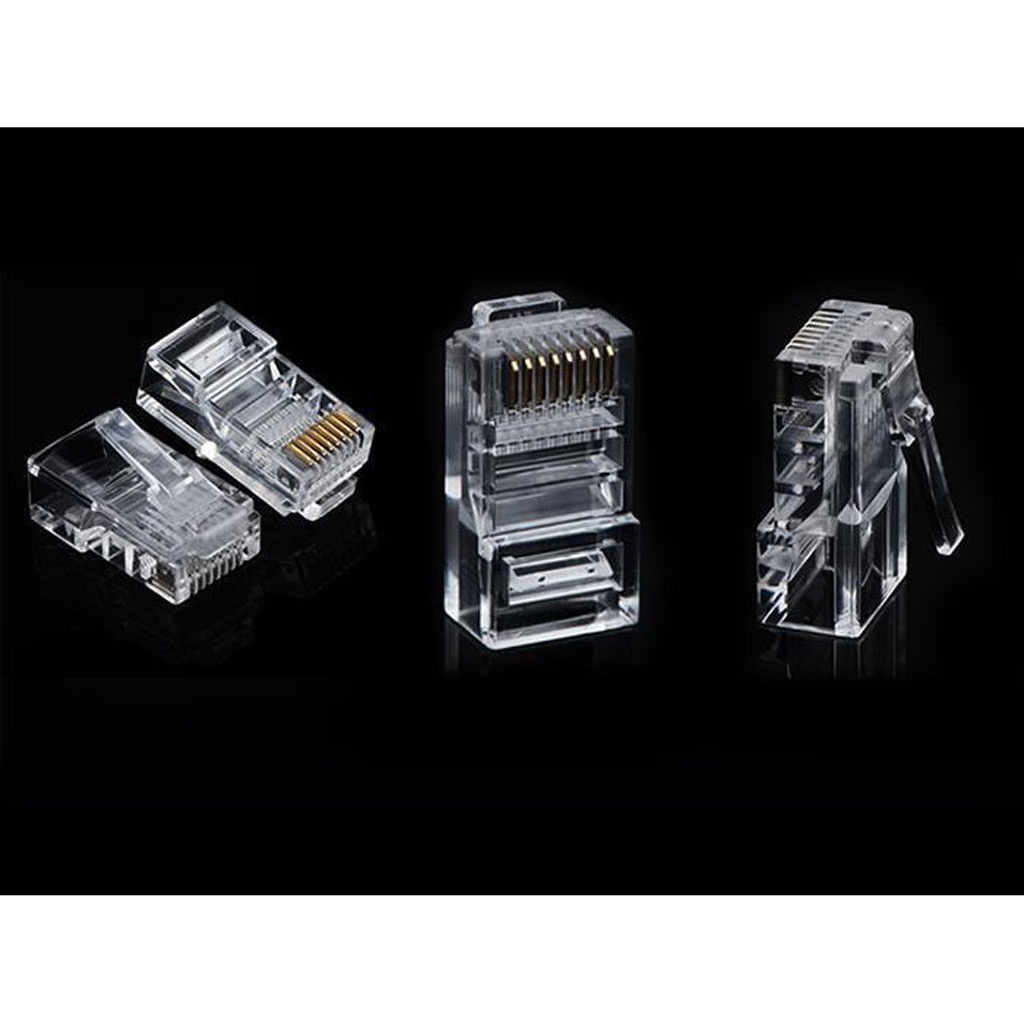 Đầu Bấm Mạng RJ45 CAT 5E UGREEN NW110 Chính Hãng 50-100 hạt / túi
