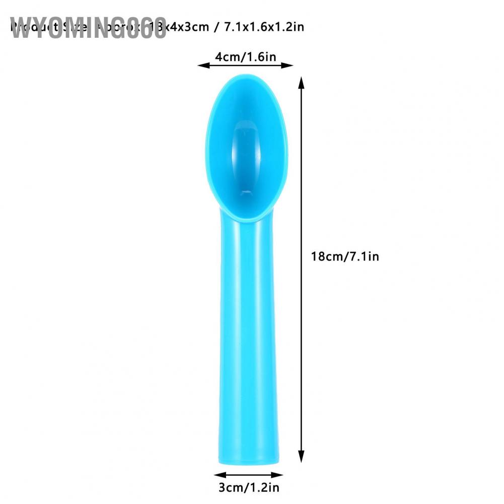 Wyoming060 Ice Cream Spoon PP Plastic Freeze‑Proof Scoop Digger Melon Baller for Kitchen Use