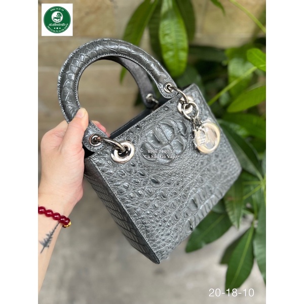 TÚI XÁCH DA CÁ SẤU THẬT SIZE 20 Cá Sấu Gò Vấp