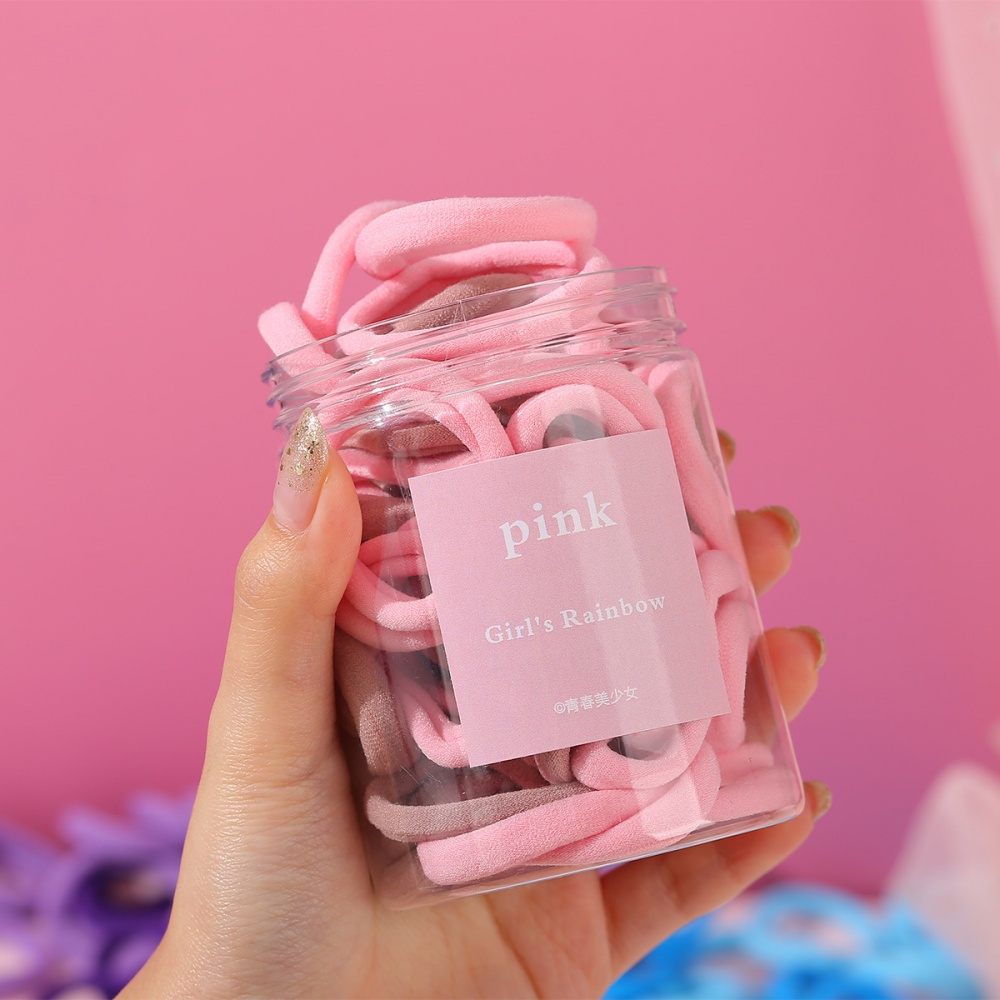 Dây Cột Tóc Co Giãn 50 Màu Sắc Đơn Giản Sáng Tạo Dành Cho Nữ