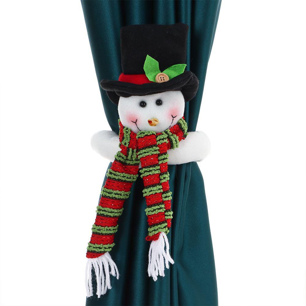 Giá Đỡ Rèm Cửa Hình Người Tuyết / Ông Già Noel Trang Trí Nhà Cửa Nhân Dịp