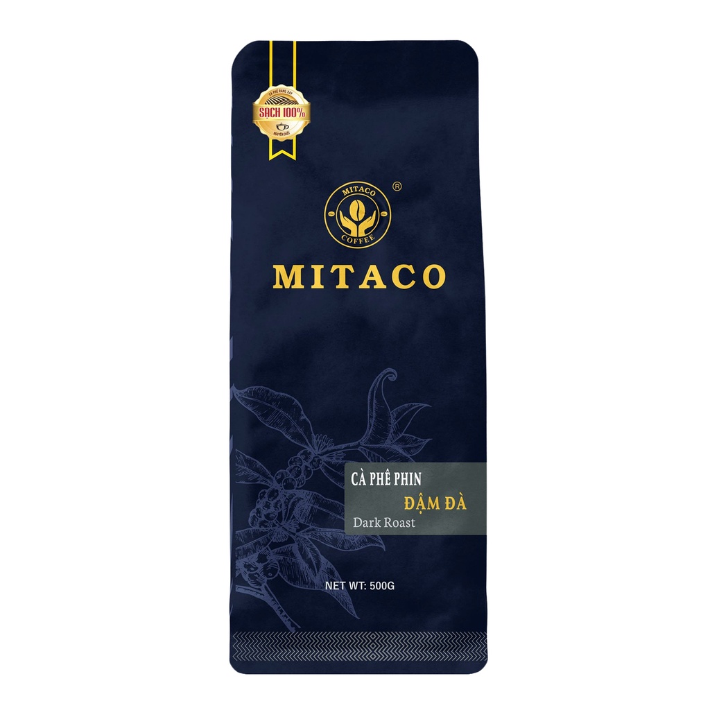 Cà phê pha phin nguyên chất Đậm Đà MITACO COFFEE Gói 500g thumbnail