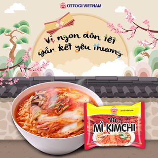 Combo 16 gói Mì Hàn Quốc Ottogi Kim Chi