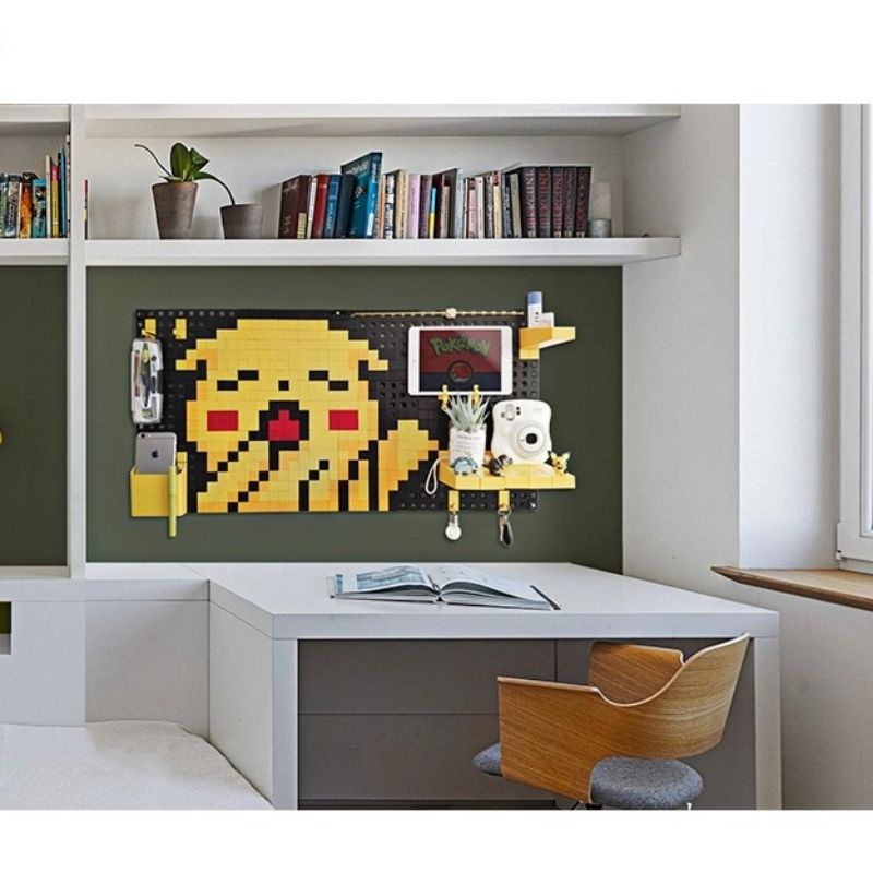 Bảng pegboard treo tường đa năng chủ đề Pokemon