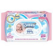 [G032] Khăn ướt Bobby Care không mùi 100 miếng S030