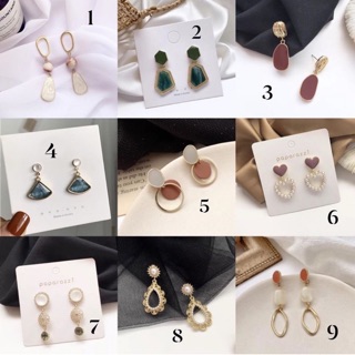 Khuyên tai nữ tính set 3 đôi