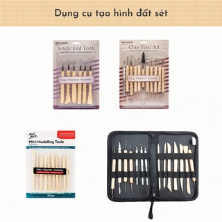 Bộ dụng cụ tạo hình điêu khắc đất sét Mont Marte