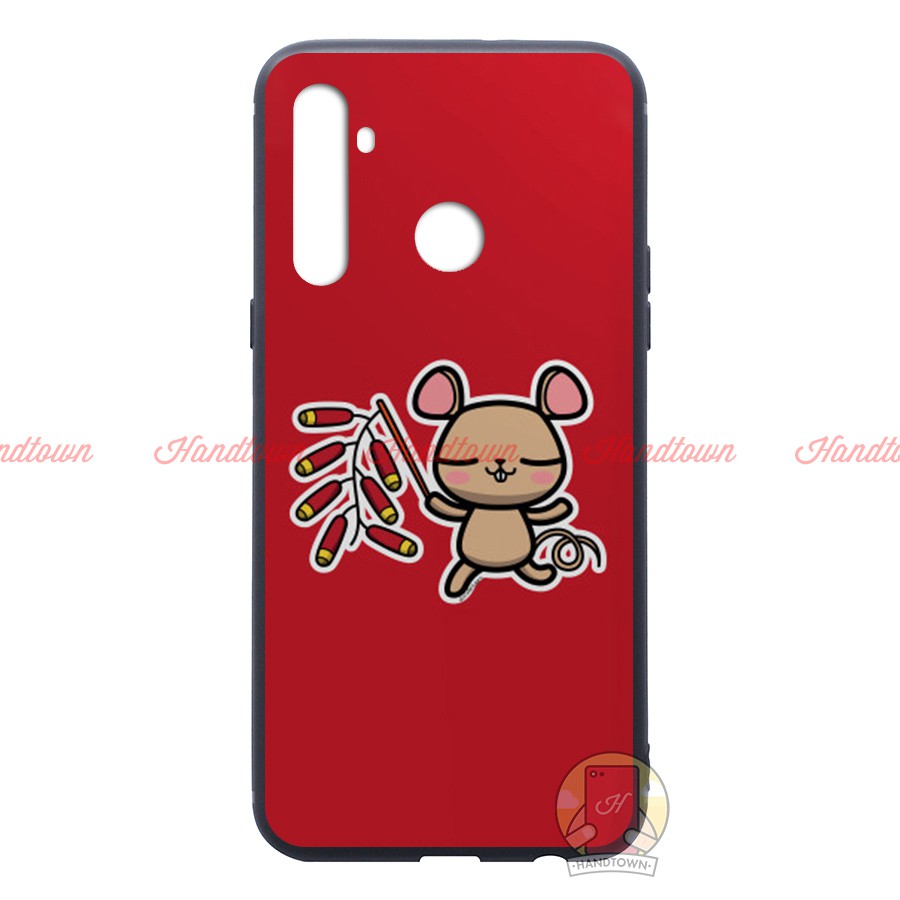 Ốp lưng Realme 5 / Realme 5 Pro / Realme Q dẻo đen in hình Tết Canh Tý 2020 Phần B