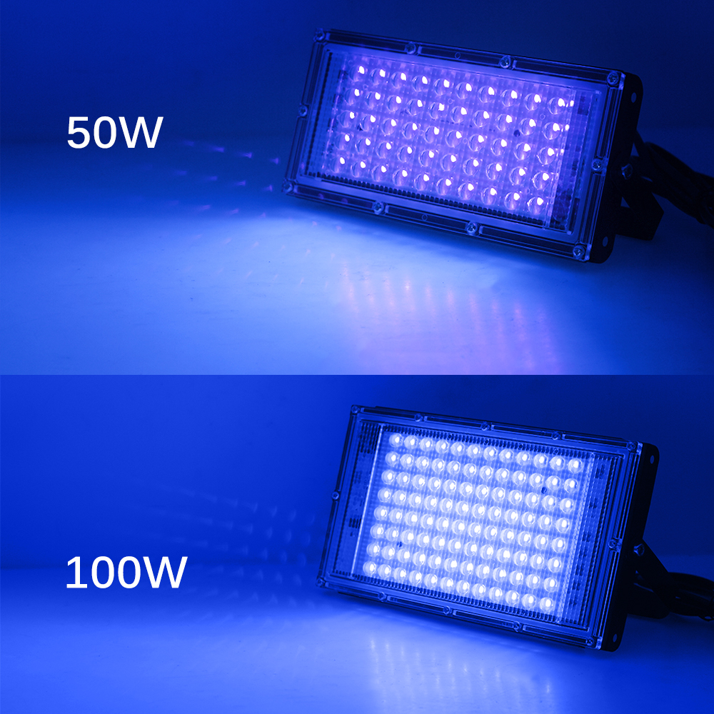 Đèn Led Uv 50w 100w 395nm 220v Trang Trí Tiệc