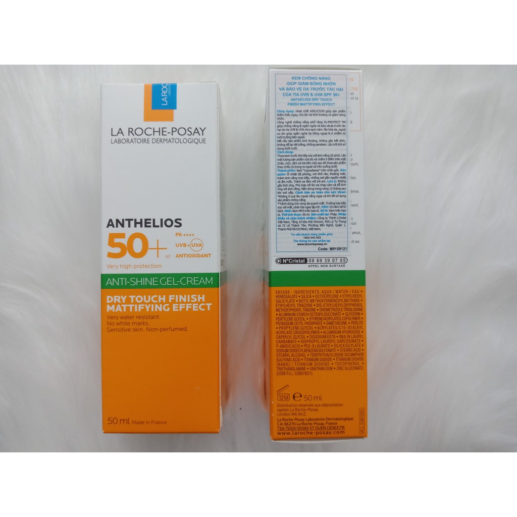 Chống nắng kiểm soát bóng nhờn Anthelios XL La RochePosay