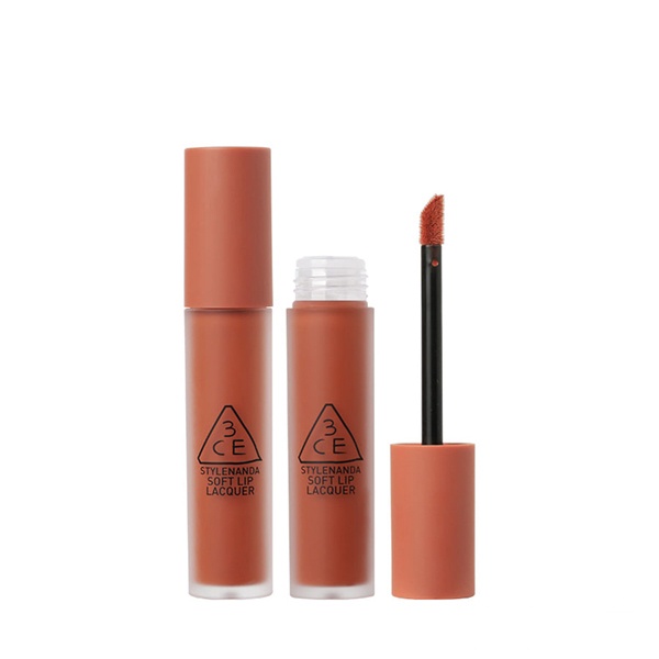 3CE Son Kem Soft Lip Lacquer Tawny Red