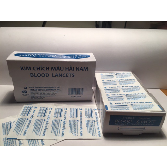 _sale_ Hộp 200 Kim Chích Máu Blood Lancets ở đâu rẻ hơn thietbispa68 hoàn tiền