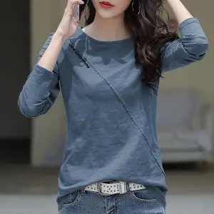 Áo Thun Nữ Dài Tay Phom Rộng C9514