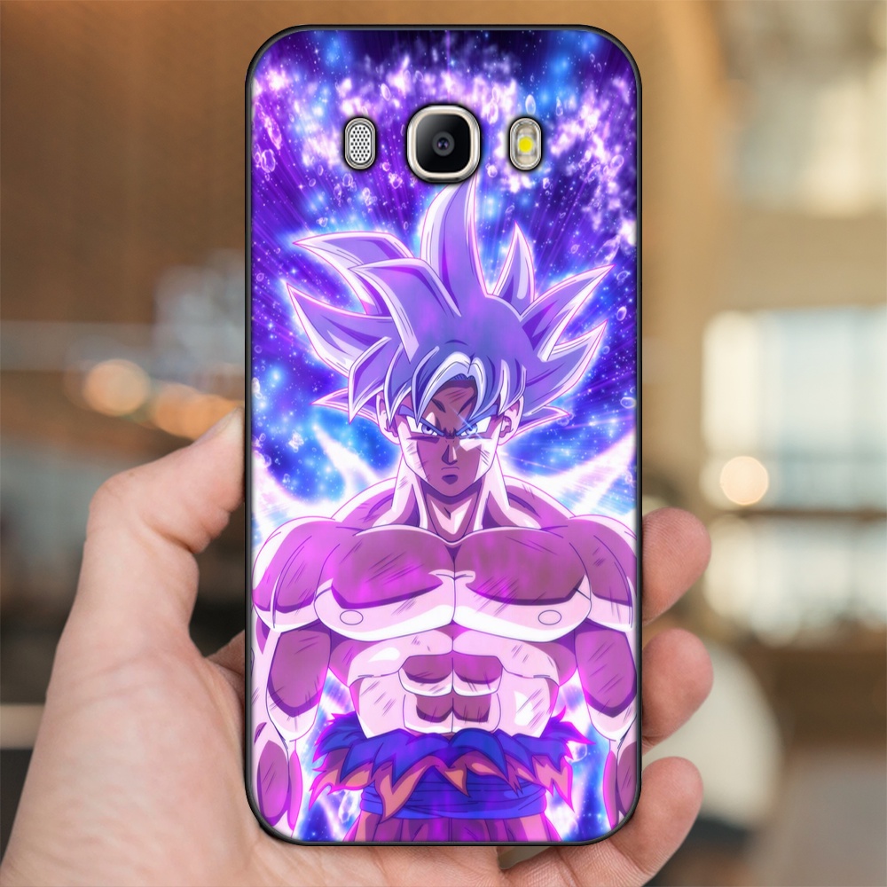 Ốp lưng Samsung J5 2016, J7 2016 viền đen in hình Goku Dragon Ball