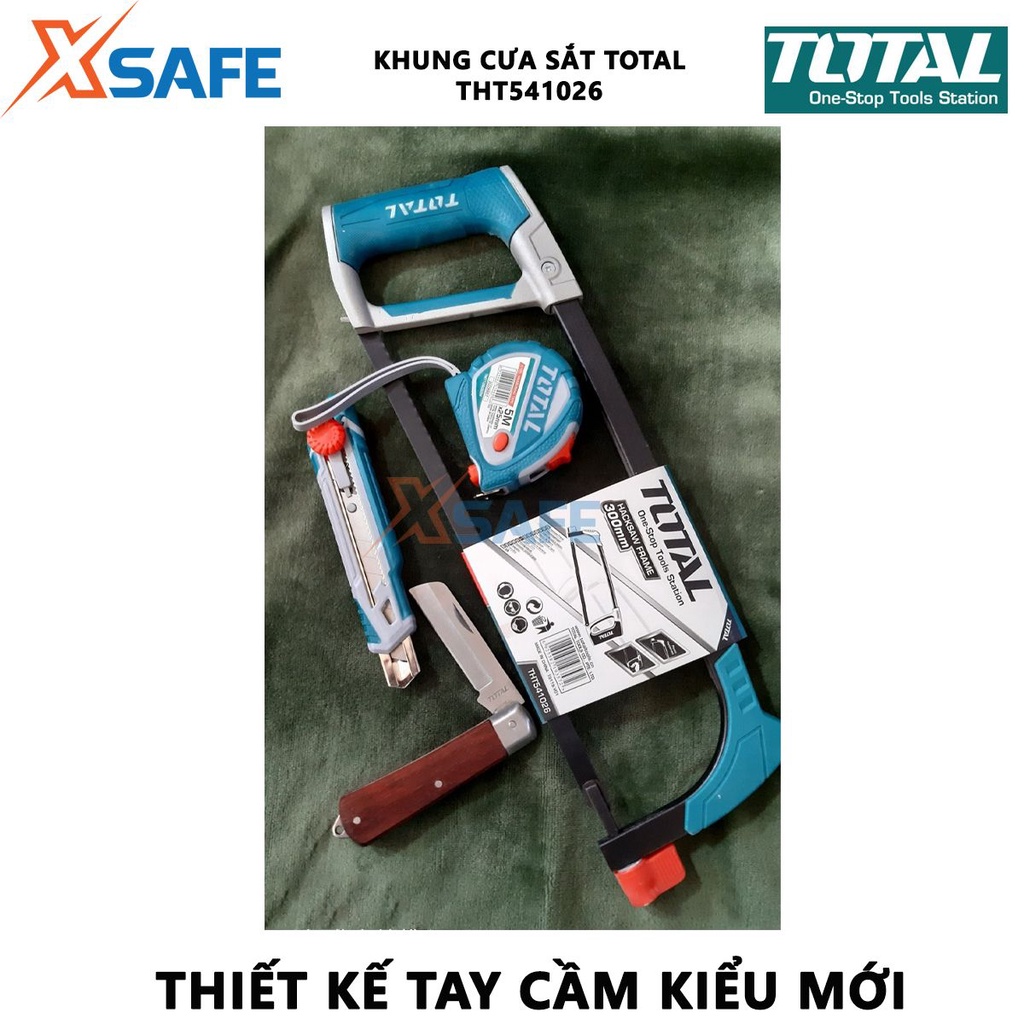 Khung cưa sắt TOTAL THT541026 | cưa cầm tay kích thước 12 inch/300 mm thiết kế tay cầm Total