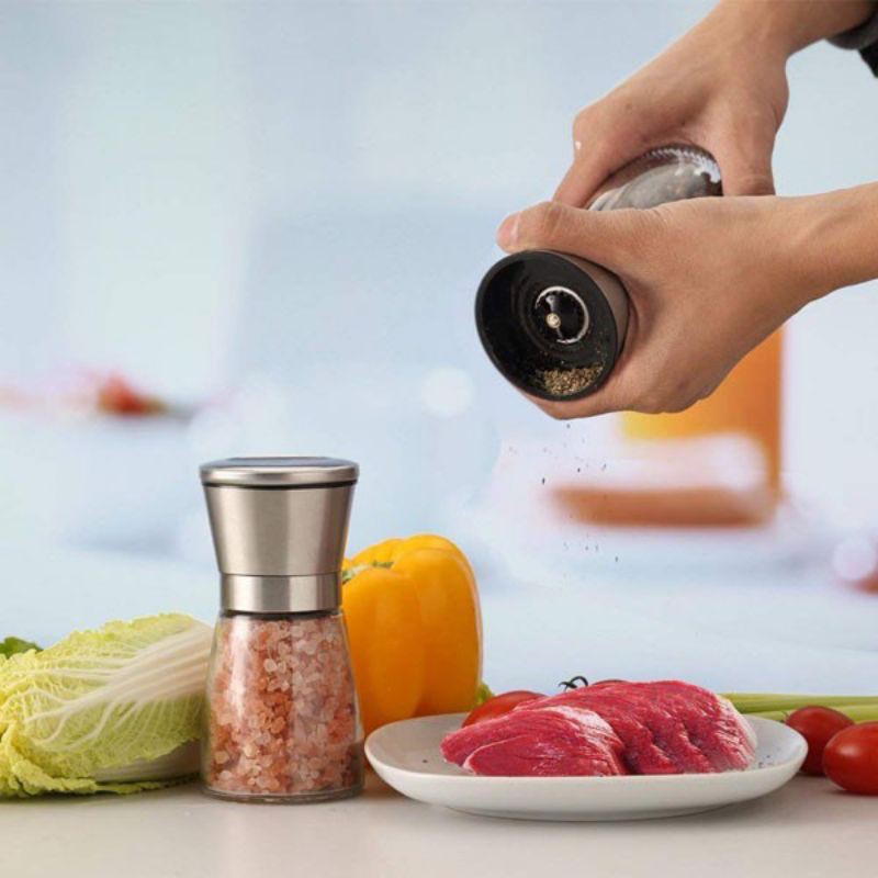 DỤNG CỤ XAY TIÊU INOX ĐA NĂNG SIÊU TIỆN LỢI