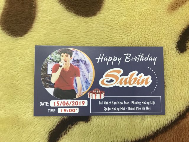 Thiệp sinh nhật độc & lạ
