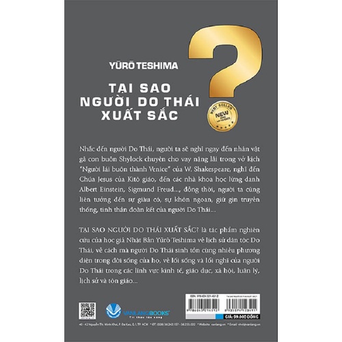 Sách - Tại Sao Người Do Thái Xuất Sắc?
