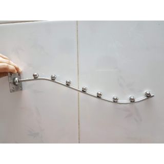 Móc bi shop treo quần áo inox 201 từ 7 bi -9 bi