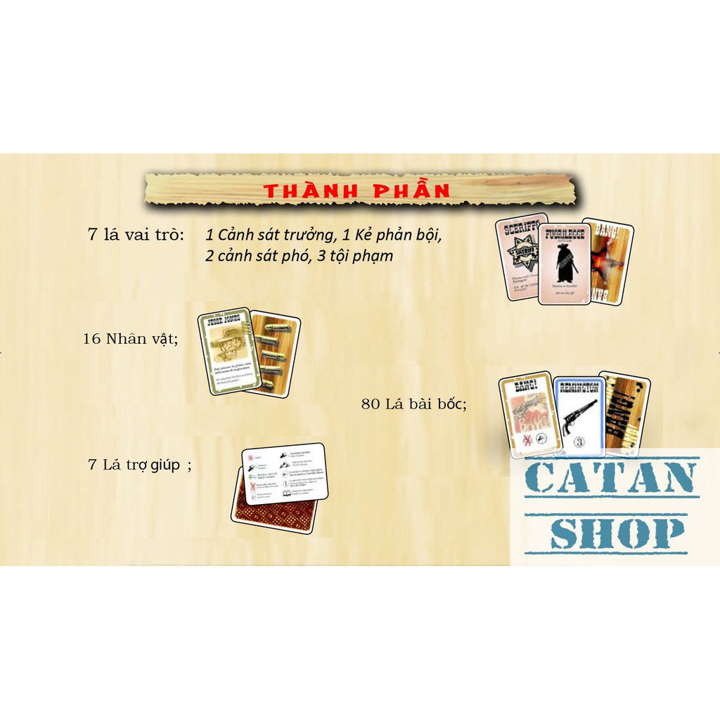 BOARD GAME BANG, GẮN KẾT GIA ĐÌNH, BẠN BÈ BB32-GBang