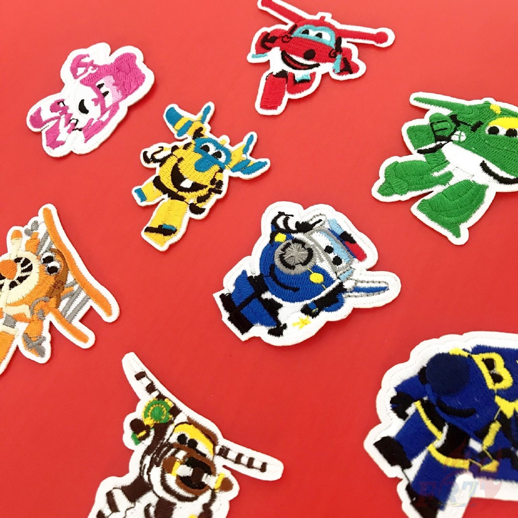 ☸ Cartoon：Super Wings Patch ☸ 1Pc Diy Sew on Iron on Patch