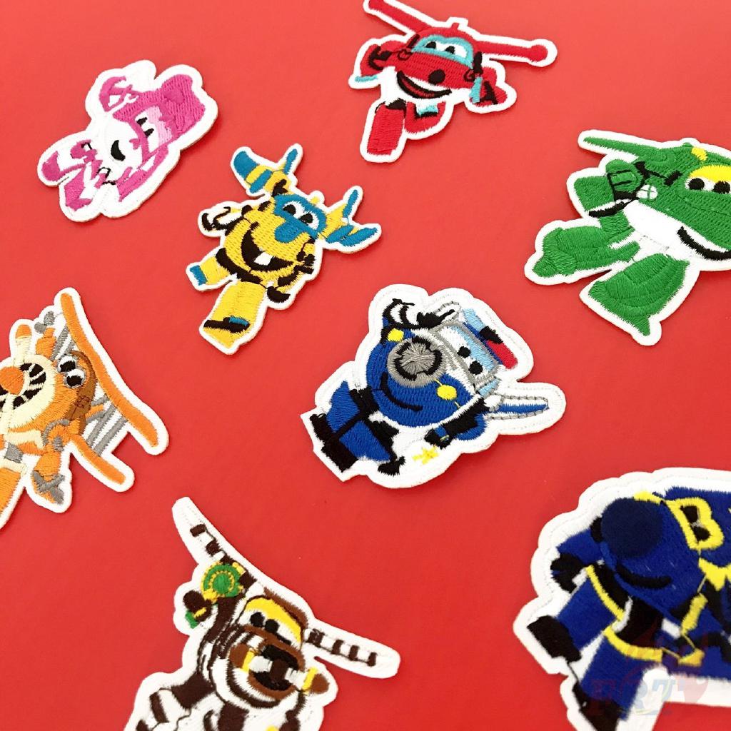 ☸ Cartoon：Super Wings Patch ☸ 1Pc Diy Sew on Iron on Patch