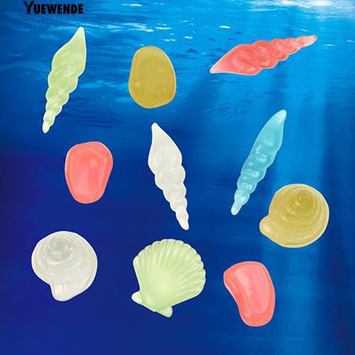 Bộ 10 hạt đá dạ quang trang trí sân vườn