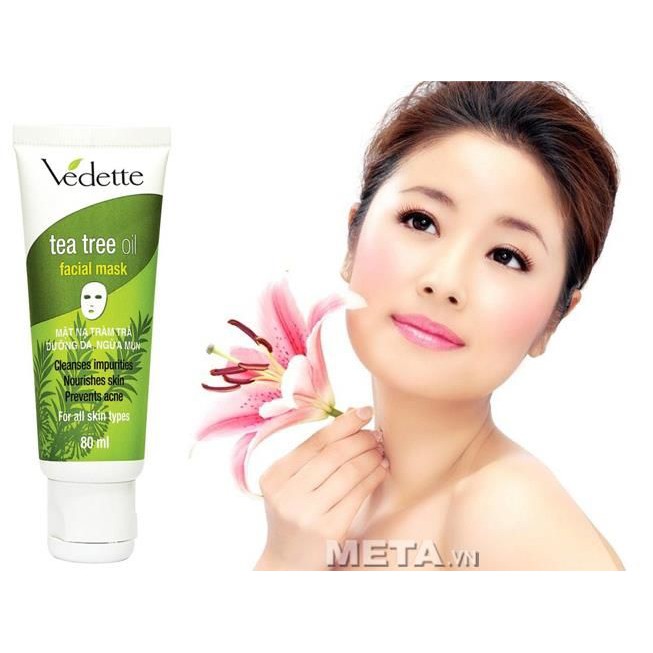 Mặt Nạ Tràm Trà, Dưỡng Da, Ngừa Mụn Vedette 80ml