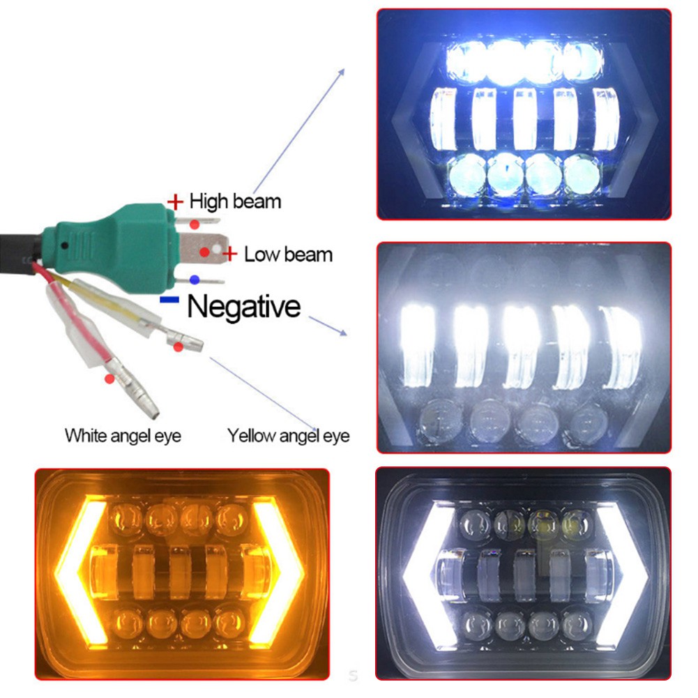 [Seller Recommend]Đèn Pha Led 5x7 Inch Cho Xe Jeep