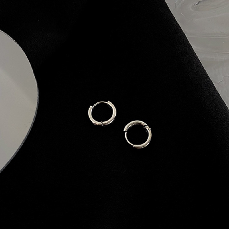 Bông Tai Dạng Vòng 19B245 Phong Cách Harajuku Đơn Giản Dễ Phối Đồ